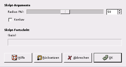Dialogfenster Abgerundetes Rechteck